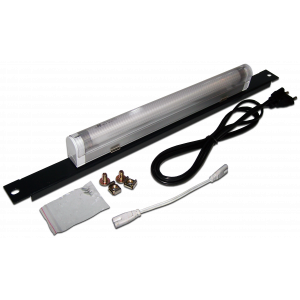 Лампа подсветки в настенный шкаф 19", 8W, белый свет, шнур 1 м